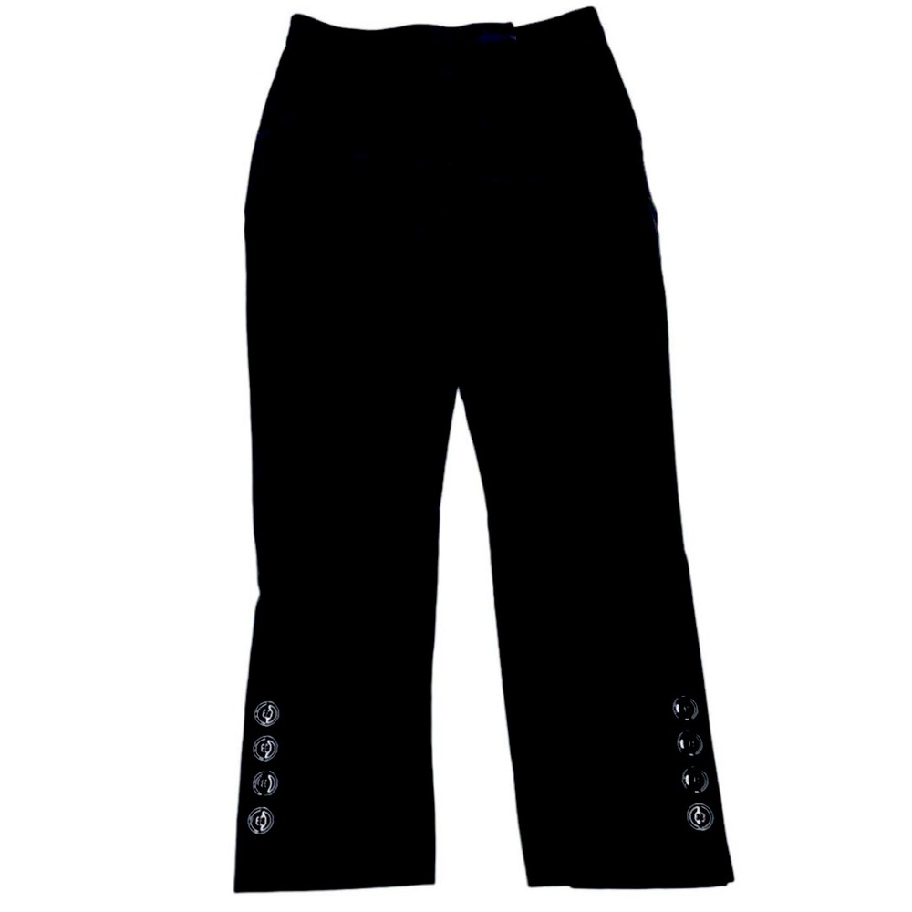 Max Mara Women’s Black Trousers. High Rise Ankle. Size 6
